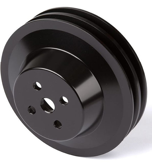 Ford FE V-Belt Water Pump Pulley - 2V - Black