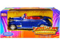 1941 Chevrolet Special Deluxe Convertible Candy Blue Metallic with Red Interior "Low Rider Collection" 1/24 Diecast Model Car by Welly  free shipping USA
