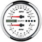 5 In. DIRECT FIT TACHOMETER/SPEEDOMETER COMBO 8K RPM/120 MPH WHITE PRO-CYCLE