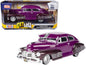 1948 Chevrolet Aerosedan Fleetside Lowrider Purple Metallic and Dark Purple Metallic Two-Tone "Get Low" Series 1/24 Diecast Model Car by Motormax  free shipping USA