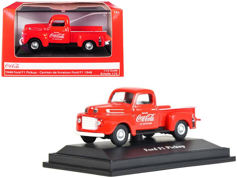 1948 Ford F1 Pickup Truck "Coca-Cola" Red 1/72 Diecast Model Car by Motorcity Classics  free shipping USA