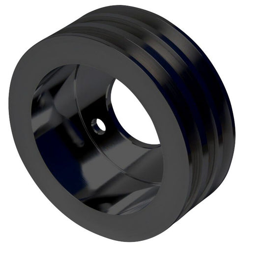 Ford FE V-Belt Crankshaft Pulley - 3V - Black
