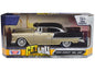1955 Chevrolet Bel Air Lowrider Hard Top Beige Metallic and Black "Get Low" Series 1/24 Diecast Car Model by Motormax  free shipping USA