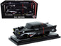1957 Chevrolet 150 Sedan "Maj. Bruiser" Matt Black with Red Stripe and Shark Mouth Graphics Limited Edition to 6650 pieces Worldwide 1/24 Diecast Model Car by M2 Machines  free shipping USA