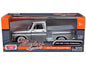 1966 GMC C1000 Fenderside Pickup Truck Silver Metallic "Timeless Legends" Series 1/24 Diecast Model Car by Motormax  free shipping USA