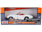 1967 Chevrolet Corvette C2 Convertible White with Red Interior "Timeless Legends" Series 1/24 Diecast Model Car by Motormax  free shipping USA
