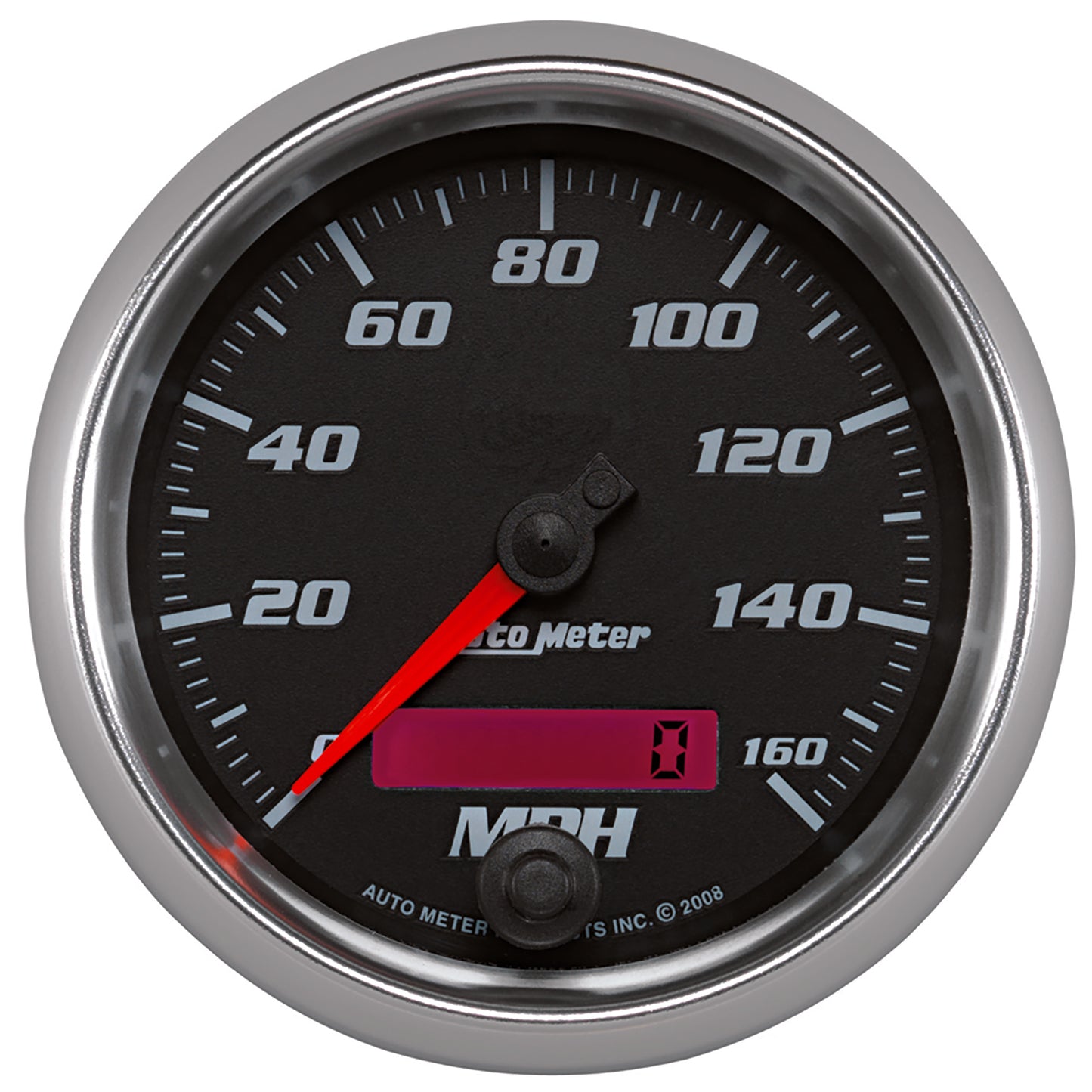 3-3/8 In. SPEEDOMETER 0-160 MPH BLACK PRO-CYCLE