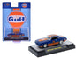 1969 Chevrolet Camaro Custom #20 "Gulf Oil" Dark Blue and Orange Limited Edition to 5500 pieces Worldwide 1/64 Diecast Model Car by M2 Machines  free shipping USA