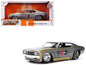 1971 Chevrolet Chevelle SS "Hurst" Gray Metallic with Gold Stripes "Bigtime Muscle" Series 1/24 Diecast Model Car by Jada  free shipping USA