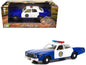 1975 Plymouth Fury "Osage County Sheriff" Blue and White 1/24 Diecast Model Car by Greenlight  free shipping USA
