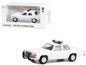 1980-1991 Ford LTD Crown Victoria Police White with Light Bar "Hot Pursuit" "Hobby Exclusive" Series 1/64 Diecast Model Car by Greenlight  free shipping USA