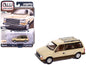 1987 Plymouth Voyager Van Light Cream and Golden Bronze Metallic 2-Tone "Mighty Minivans" Series 1/64 Diecast Model Car by Auto World  free shipping USA