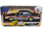 1993-1997 Ford Crown Victoria Lowrider Black Metallic and Silver with Red Stripes "Get Low" Series 1/24 Diecast Model Car by Motormax  free shipping USA