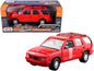 1994 GMC Jimmy with Roof Rack Red "Timeless Legends" Series 1/24 Diecast Model Car by Motormax  free shipping USA