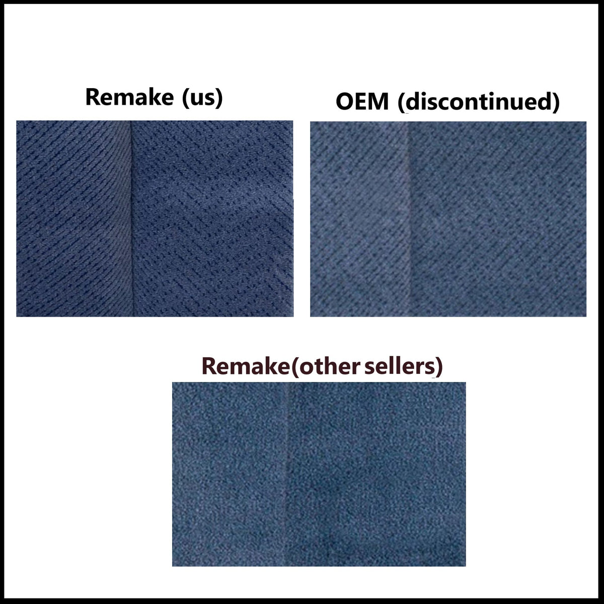 1995-1999 Chevy Tahoe Suburban Silverado Replacement Cloth Seat Cover in Navy Blue: Choose your options
