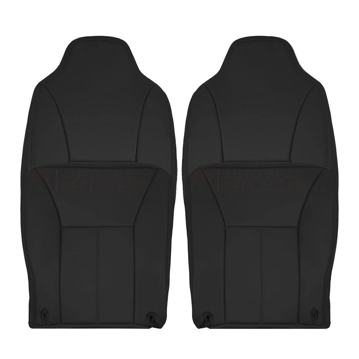 1998-2002 Dodge Ram 1500 Base Work Truck SINGLE CAB Seat Cover in Agate Very Dark Gray Vinyl