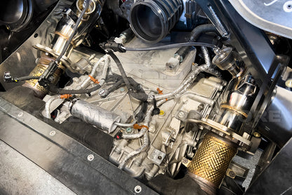 2020-Present Chevrolet Corvette C8 Base Long Tube Header & Down Pipe
