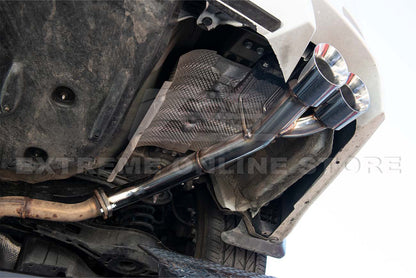 2018-2024 Toyota Camry Muffler Delete Axle Back Quad Tips Exhaust