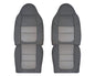 2001 Ford F250 Platinum Edition New Vinyl Replacement Seat Cover in 2-Tone Gray