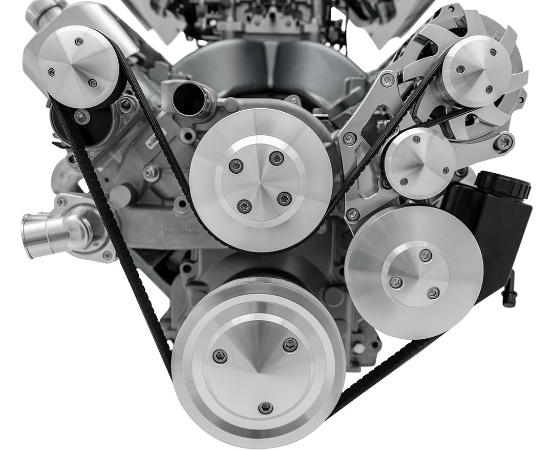 Chevy LS Pro Track Serpentine System - PS & ALT