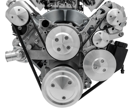 Chevy LS Pro Track Serpentine System - PS & ALT