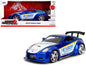 2003 Nissan 350Z "Exedy Racing Clutch" Candy Blue and White "JDM Tuners" Series 1/24 Diecast Model Car by Jada  free shipping USA