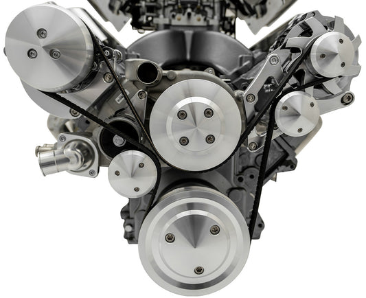 Chevy LS Pro Track Serpentine System - AC & ALT