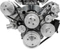 Chevy LS All Inclusive Chrome Pro Track Serpentine System (AC/PS/ALT)