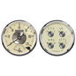2 PC. GAUGE KIT 5 In. QUAD & TACH/SPEEDO 240-33 O PRESTIGE ANTQ. IVORY