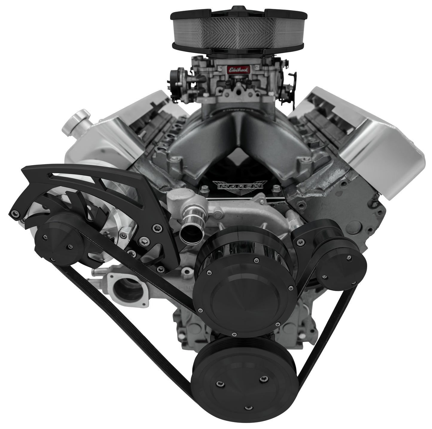 Chevy LS Style Track - Alternator Only - Black