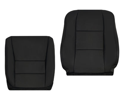 2005 - 2008 Acura TL Driver Or Passenger Seat Covers In Black: Choose Leather OR Synthetic Leather