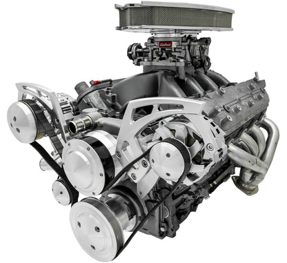 Chevy LS Style Track Serpentine System - Wide - AC & ALT