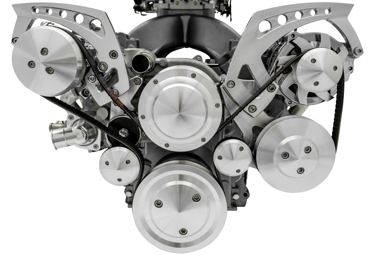 Chevy LS Revolver Serpentine System - AC & PS
