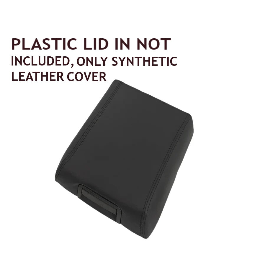 2007 - 2014  Ford Expedition Eddie Bauer Center Console Armrest Lid Cover In Black: Choose leather OR Vinyl