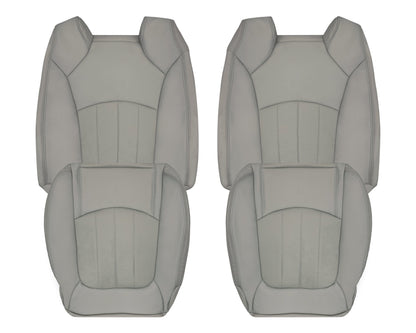 2008-2012 Buick Enclave Perforated Replacement Seat Covers In Gray: Choose Leather or Syn. Leather