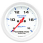 2-5/8 In. WIDEBAND AIR/FUEL RATIO ANALOG 8:1-18:1 AFR MARINE WHITE