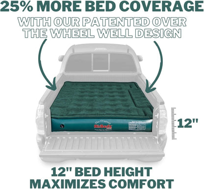 AirBedz Lite By Pittman Outdoors - PPI PV202C Full Size 6.0'-6.5' Standard Bed With Portable DC Air Pump - The Original Truck Bed Air Mattress