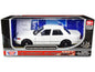 2010 Ford Crown Victoria Police Interceptor Unmarked White "Custom Builder's Kit" Series 1/24 Diecast Model Car by Motormax  free shipping USA