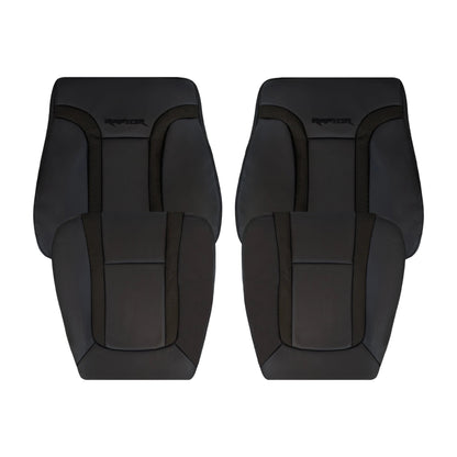 2010 - 2014 Ford F150 Raptor Bottom Perforated Seat Cover in Black Choose: Leather or Vinyl