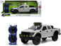 2011 Ford F-150 SVT Raptor Pickup Truck Light Gray with Extra Wheels "Just Trucks" Series 1/24 Diecast Model Car by Jada  free shipping USA