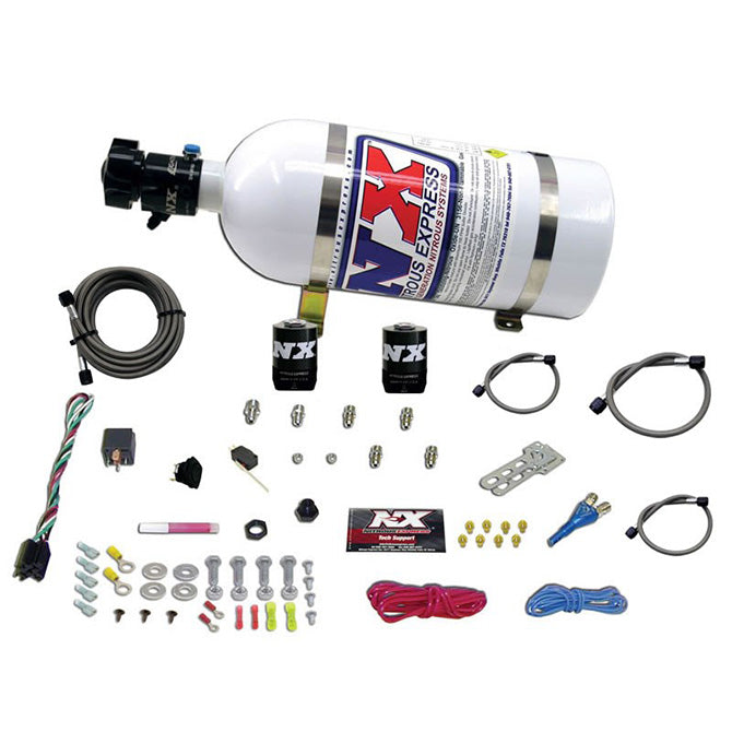 Nitrous Express - SHARK SHO 400 HP SINGLE NOZZLE SYSTEM WITH 10LB BOTTLE - 20112-10