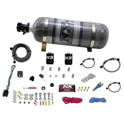 Nitrous Express - SHARK SHO 400 HP SINGLE NOZZLE SYSTEM WITH COMPOSITE BOTTLE - 20112-12
