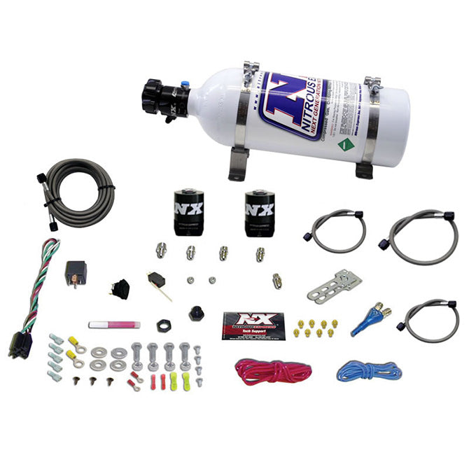 Nitrous Express - FORD EFI RACE (100-150-200-250HP) SINGLE NOZZLE WITH 5LB BOTTLE  - 20113-05