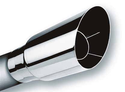 Tip 2.5in Inlet/ 3.5in Outlet Single Round Angle-Cut Intercooled