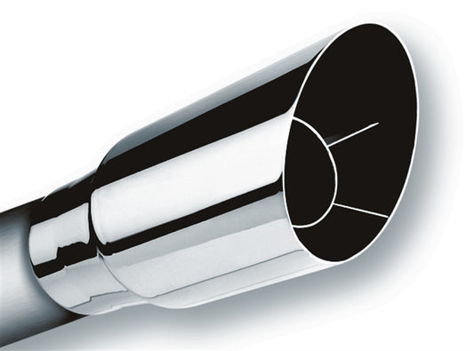 Tip 2.5in Inlet/ 3.5in Outlet Single Round Angle-Cut Intercooled