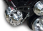 Small Block Chevy Alternator Bracket - Mid-Mount - LWP - Black