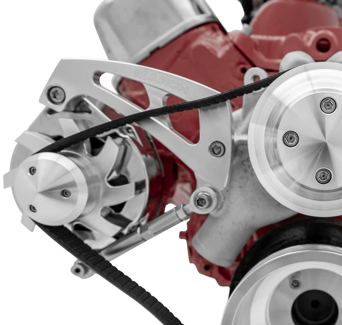Big Block Chevy Ultra Alternator Bracket - Mid-Mount - LWP