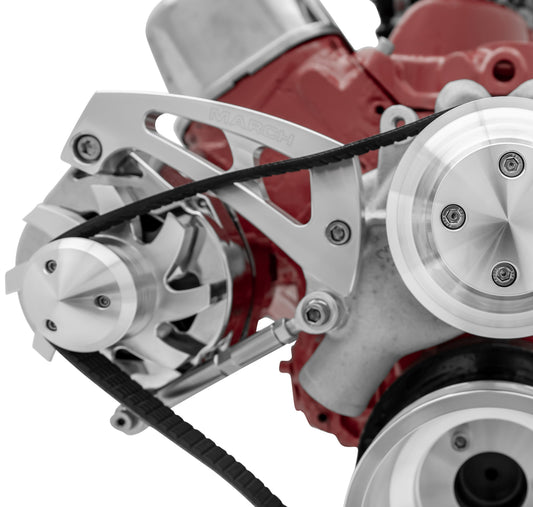 Big Block Chevy Ultra Alternator Bracket - Mid-Mount - LWP