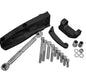 Small Block Chevy Ultra Outward Alternator Bracket - SWP - Passenger - Black