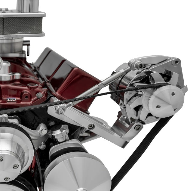 Big Block Chevy Outward Alternator Bracket - SWP - Driver
